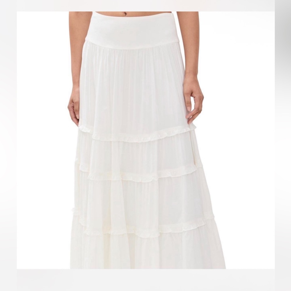 NWT Reformation EVELINA SKIRT WHITE SZ 2